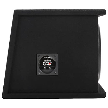 Skar Audio Single 10" 1200W Loaded SDR Series Vented Subwoofer Enclosure | SDR-1X10D2 - size: Single 10" D2 Loaded Enclosure