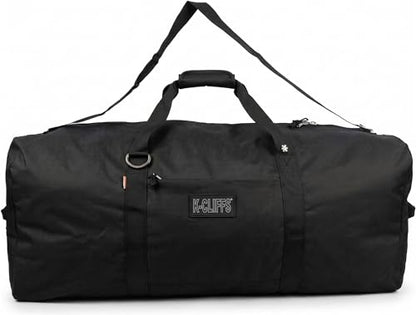 Heavy Duty Cargo Duffel Large Sport Gear Drum Set Equipment Hardware Travel Bag Rooftop Rack Bag - color: Black, size: 42" x 20" x 20"