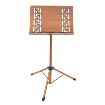 Music Stand, Professional Portable Sheet Music Stand with Clamp-on Tray, Adjustable Height and Angle Design, Folding Music Stand for Violin,Orchestra Professional Conductor Stand