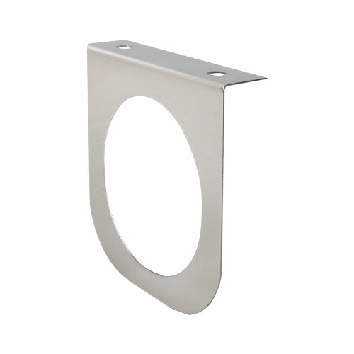 Grand General 81391 Chrome L-Shaped Mounting Bracket for Single 4" Light - color: Chrome, style: 1 Round Hole