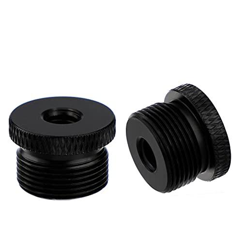SAVITA 2pcs Mic Stand Adapter 1/4 Female to 5/8 Male Screw Thread Adapter Tripod Screw Adapter For Camera Monitor Microphone Stand - size: 1/4 to 5/8