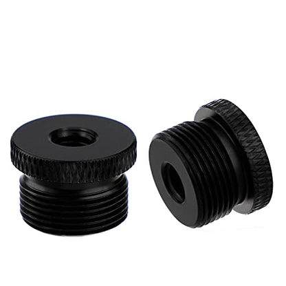 SAVITA 2pcs Mic Stand Adapter 1/4 Female to 5/8 Male Screw Thread Adapter Tripod Screw Adapter For Camera Monitor Microphone Stand - size: 1/4 to 5/8