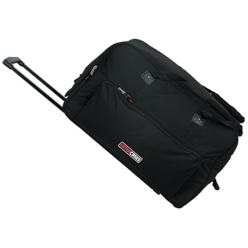 Gator Cases Rolling Speaker Bag for Large Format 12" Loudspeakers with Retractable Pull Handle (GPA-712LG) - size: Large Format 12" Speakers