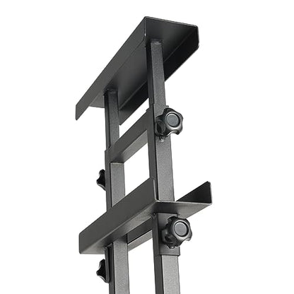 VEVOR Poster Stand, Adjustable Height Up to 75", Double-Sided Heavy Duty Pedestal Sign Holder, Floor Standing Sign Holder Banner Stand with Shock-absorbing Base for Display, for Board and Foam, Black | Double-Sided Floor Standing Sign Holder Banner Stand