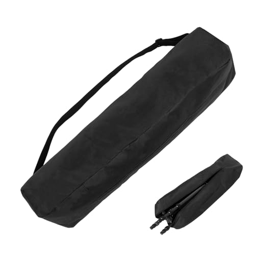 Tripod Carry Bag, 27.5 Inch Mic Stand Bag Black Portable Camera Tripod Storage Bags Simple Stylish Music Stands Bags with Zipper Shoulder Strap for Men Women Carrying Light Monopod Stand