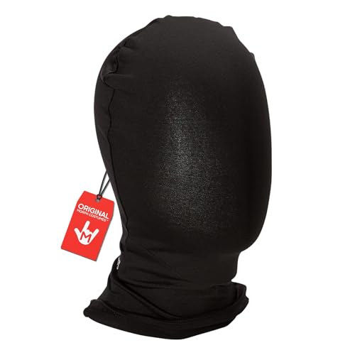 Morphsuits, Black Mask, Halloween Costume | 4-way Stretch, Double Zip, Overclocked Stitching Included, Perfect for Halloween, Great for Dress-Up