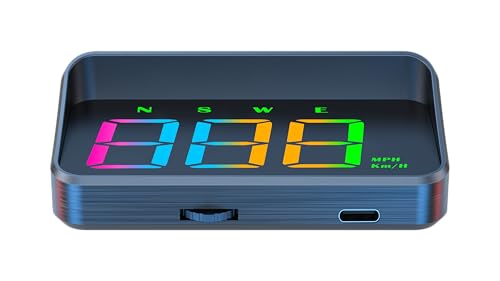 KugaTech M2S Vivid Color HUD Projection Display - High-Definition Visual Speedometer, Real-Time Direction Guide, Universal Fit for Enhanced Driving Safety