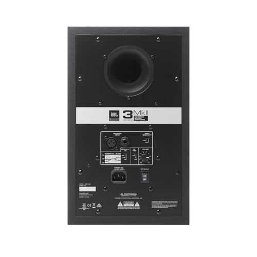 JBL Professional 306P MkII 6-Inch 2-Way Powered, Active Monitor Speaker for Near Field Music Production, Studio Monitor, Desktop Computer, Hi-Fi Audio. Sold individually, Black - style: 306P single
