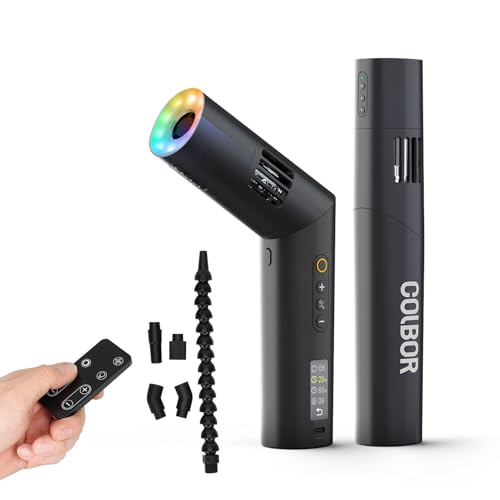 COLBOR CF5 Portable Fog Machine,40W Handheld Smoke Machine with Remote Control & RGB Light,Mini Handheld Fog Machine for Christmas,Photography,Parties,Cosplay,Weddings & Indoor/Outdoor Use