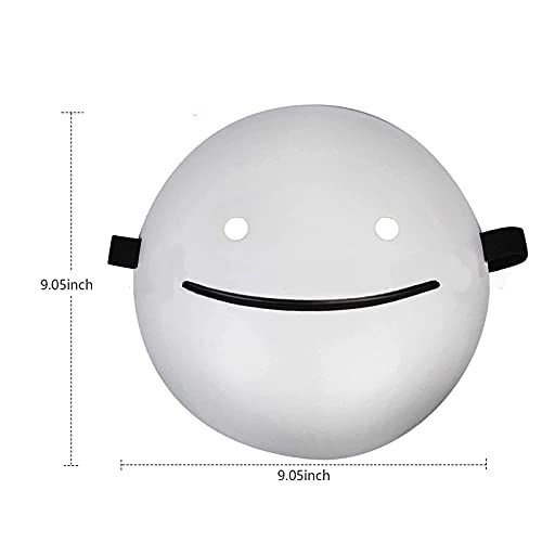 RRANYF Dream Mask, Halloween White Mask, The Dream Mask Music Song Video Same, Singers Mask, Party, Dance, Cosplay Props