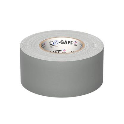 3" Pro Gaff Gaffers Tape 55 yards length gray matte. Premium Heavy-Duty Gaffers Tape trusted by professional Gaffers. Made in the USA. Holds Tight, Easy to remove. (Pack of 16) - color: Grey, size: 3 in x 1980 in