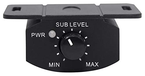 Rockville SS8P 8" Powered Under-Seat Car Subwoofer with RWK10 Amp Kit | 400W Peak / 100W RMS, RCA and High-Level Inputs, Auto Turn-On, Bass Knob, 10 Gauge 100% Copper Wiring, 2-Items