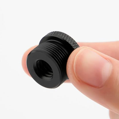 SAVITA 2pcs Mic Foot Adapter, 3/8 Female to 5/8 Male Tripod Screw Thread Adapter Mount Accessories for Camera Monitor Microphone Stand - size: 3/8 à 5/8