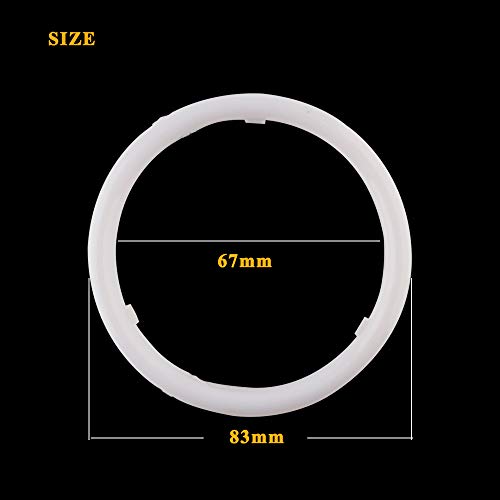 YM E-Bright 80mm White LED Angel Eyes Halo Rings, 1 Pair | Soft cotton-style halo rings with housings create even accent lighting for compatible 12V or 24V vehicle headlamps. - size: 80MM
