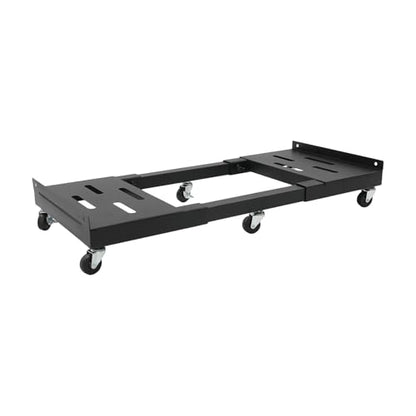 2000LBS Heavy Duty Moving Dolly with 6 Swivel Wheels, Expandable Furniture Dolly Cart Up to 43.7” Wide, Thicken Steel Frame Appliance Mover for Building Materials, Heavy Equipment, All Terrain Use