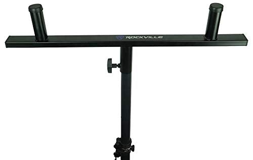 Audiosavings Bundle: (2) DRM212-P 12" PA Speaker Bundle with DRM18S-P 18" PA Subwoofer, Rockville DP Mount for (2) 8"/10"/12" PA Speaker Cabinets & Subwoofer-Speaker Pole Mount Stand (5 Items)