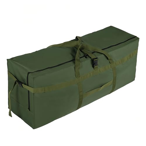 Large Duffel Bag, Waterproof Carry on Weekend Overnight Storage Bag over Luggage for Airline, Travel, Camping, Moving - color: 180L-Dark Green