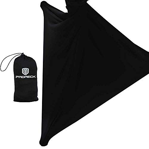 PRORECK Speaker Stand Cover Tripod Stand Skirt Skrim 360 Degree Cover Black - color: ONE PACK-BLACK