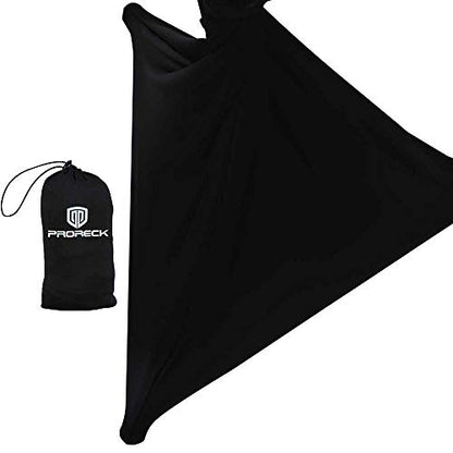 PRORECK Speaker Stand Cover Tripod Stand Skirt Skrim 360 Degree Cover Black - color: ONE PACK-BLACK