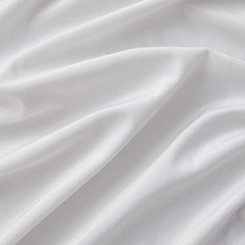 HLC.ME Lopez Velvet Drapes - Premium Privacy Back Tab Rod Pocket Window Treatment Curtain Drapery Panels for Bedroom & Living Room - Set of 2 Panels (54 x 84 inches Long, White) - color: White, size: 54"W x 84"L (Pack of 2), style: Back Tab Rod Pocket