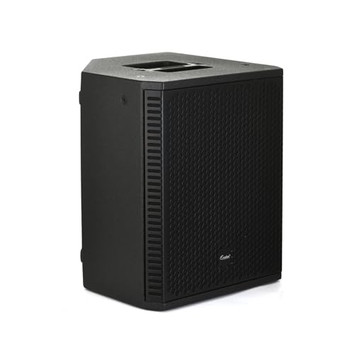 EXOTON B-12 Powered PA Speaker - 12" Coaxial Active Monitor 800W Class D Amp with DSP, 3-Band EQ,TWS,Full-Color Display for Monitoring, DJ(AC Powered)