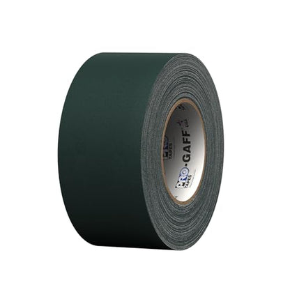 3" Pro Gaff Gaffers Tape 55 yards length green matte. Premium Heavy-Duty Gaffers Tape trusted by professional Gaffers. Made in the USA. Holds Tight, Easy to remove. (Pack of 16) - color: Green, size: 3 in x 1980 in
