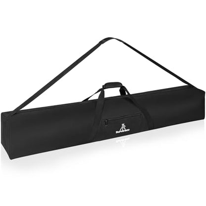 TORIBIO Tripod Carrying Case, 49x8x8in Heavy Duty Tripod Bag with Shoulder Straps and Handles, Multifunctional Monopod Case for Music Stand, Lights, Speakers, Cameras, Booms, Microphone Stands - size: 49 x 8 x 8 in