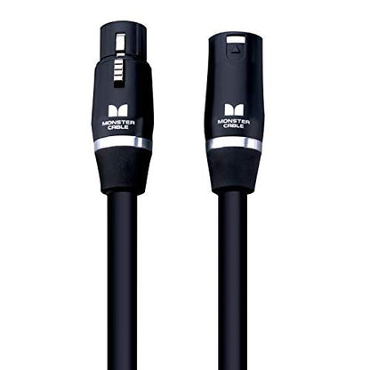 Monster Cable Prolink Studio Pro 2000 XLR Microphone Cable, 10 Foot Balanced Mic Cable, Gold XLR Male to Female Connectors, Multi-Gauge Wire Network Studio Cable - size: 10 Ft.