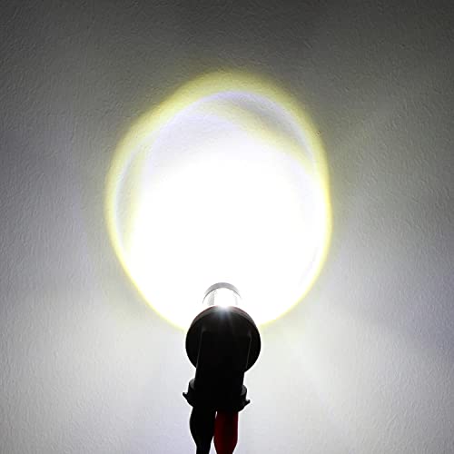 Alla Lighting Bright 12278 PSX26W LED Fog Lights Bulbs H28W PWY26W, 6000K Xenon White Fog Lamps Replacement 3200 Lumens Upgrade - size: 12278/PSX26W