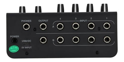 Rockville LINE8 USB 8 Channel Mic/Line Mixer with USB Computer Recording Interface (8 Mono or 4 Stereo Channels)