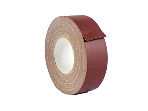 WOD GTC12 Burgundy Gaffer Tape Low Gloss Finish Film, 2 inch x 45 yards (Set of 24-Rolls) Residue Free, Non Reflective, Easy Tear, Cloth for Photography, Filming Backdrop, Production - color: Burgundy, size: 2" in. - Pack of 24