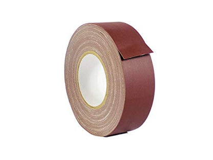 WOD GTC12 Burgundy Gaffer Tape Low Gloss Finish Film, 2 inch x 45 yards (Set of 24-Rolls) Residue Free, Non Reflective, Easy Tear, Cloth for Photography, Filming Backdrop, Production - color: Burgundy, size: 2" in. - Pack of 24
