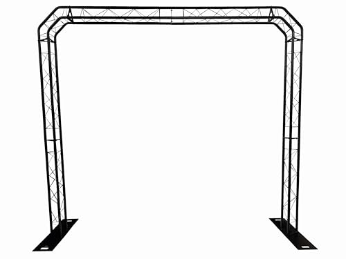 BLACK TRUSS ARCH KIT 13.2FT W 11.5ft H Mobile Portable DJ Lighting System Metal