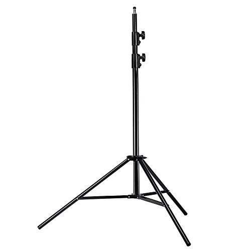 NEEWER Pro 9ft/260cm Spring Loaded Heavy Duty Light Stand | With 1/4" Screw, 5/8" Stud, for Video, Portrait and Photography Lighting - style: 260cm/1-Pack
