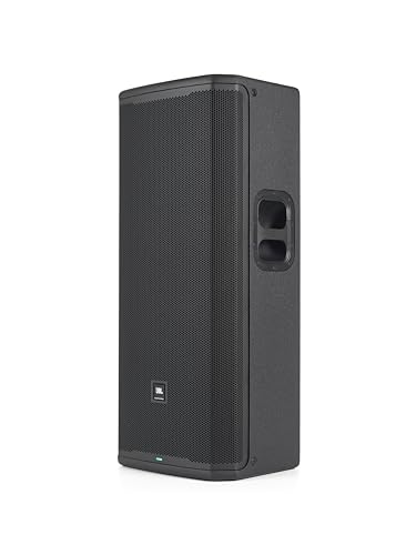 JBL Professional PRX925 Portable Powered Full-Range Speaker. Dual 15”, Two-Way, 2000-Watt Class-D Amplifier, BLE (Bluetooth Low Energy), App Control. Black - color: Powered | Black, style: Dual 2-Way | 15-Inch Speaker