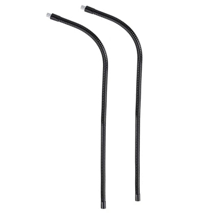 12-Inch Flexible Gooseneck Tubing, 1/4"-20 Female to Male Thread Universal Arm Gooseneck Extension Holder for Microphone, Tripod Phone, Camera, LED Video Lights 2 Pack - color: 2 Pack, size: 12 Inch