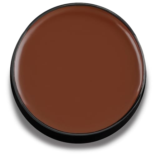 Mehron Makeup Color Cup Greasepaint - BROWN, Face & Body Paint | High-Pigment, Long-Wear Cream Face Paint Makeup for Theater, Halloween, Cosplay, & More. Cruelty Free & Made in the USA. - color: Wolfman Brown