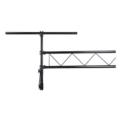Sound Town DJ Lighting Stand-Adjustable Height, 11.5 ft Tall with Truss, Portable Lighting Truss System and T-Bars (STLS-001) - color: Black, size: 10.3ft