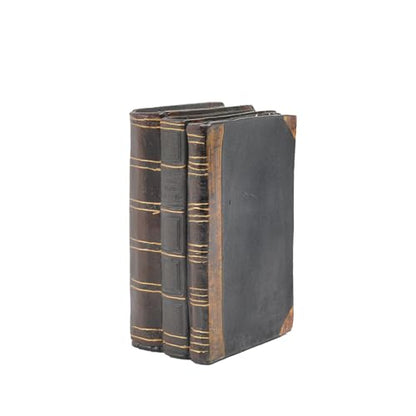 Decorative Books Coffee Table Books Decor - Resin Retro Classical Fake Decorative Books Set of 3 for Living Room, Office, Mantle Shelves Decor 4.2 * 2.7 * 6.2 Inch Guichifun | Resin Retro Classical Fake Books, Living Room Office Mantle Shelves Decor 4.2 *