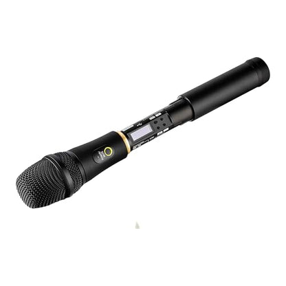 Sony 2X UTX-M40 Wireless Handheld Microphone Transmitter – Cardioid Mic for Live Performance, Interviews & Broadcasting – UC25 (536–608 MHz) | Cleaning Cloth | 2X Mic Stand | Bag | More (Renewed)