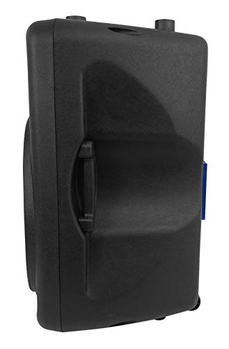 Rockville RPG15BT 15" Powered PA Speaker Pair with RPG15BT V2 Rolling Bags | 1000W Peak / 250W RMS, Bluetooth 5.0 TWS, USB/SD, 5-Band EQ, XLR/RCA, 2 Rolling Travel Bags with Wheels, 4-Items