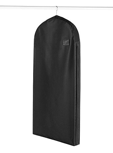 Whitmor Deluxe Dress Garment Bag, 48" Heavy Duty 3" Gusset, 3 Pack Black - color: 22''X48'' Black