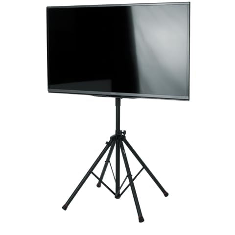 Gator Frameworks Deluxe Adjustable Quadpod LCD/LED TV Monitor Stand with Lift Piston, Fits Screens up to 65" (GFW-AV-LCD-25) - size: 65" Screens, style: Deluxe