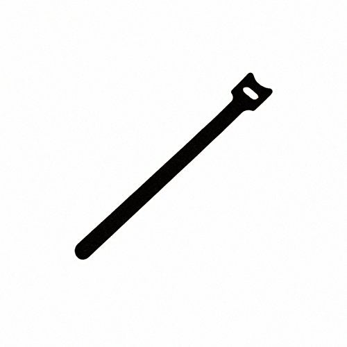 NavePoint 8 Inch Hook and Loop Reusable Strap Cable Cord Wire Ties 50 Pack Black