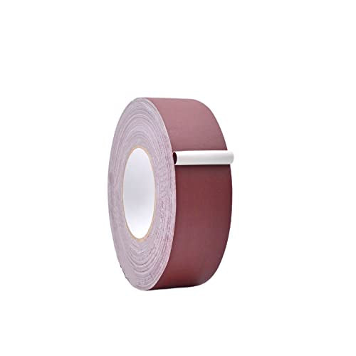 WOD GTC12 Burgundy Gaffer Tape Low Gloss Finish Film, 2 inch x 45 yards, Residue Free, Non Reflective, Easy Tear, Cloth for Photography, Filming Backdrop, Production - color: Burgundy, size: 2" inch