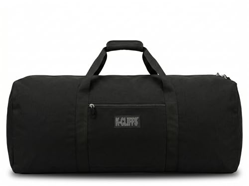 Heavy Duty Cargo Duffel Large Sport Gear Drum Set Equipment Hardware Travel Bag Rooftop Rack Bag - color: Black, size: 24" x 12" x 12"