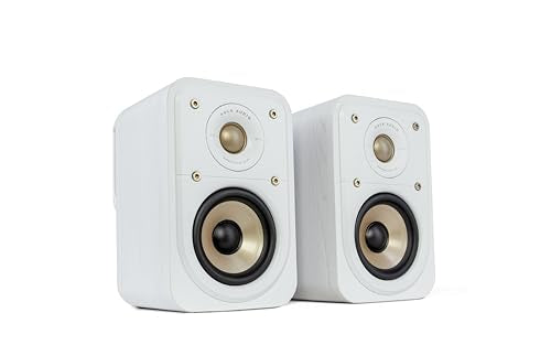 Polk Audio Signature Elite ES10 Surround Speakers, Pair, Elegant White - color: White, size: ES10