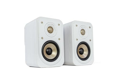 Polk Audio Signature Elite ES10 Surround Speakers, Pair, Elegant White - color: White, size: ES10