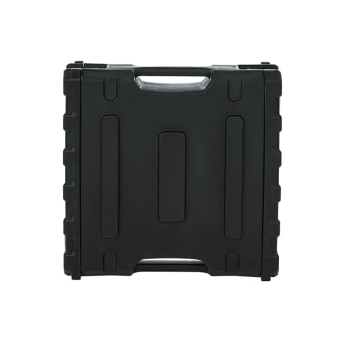 Gator Cases Pro Series 2U Rack Case with Standard 19" Depth, Roto Molded Made in USA (G-PRO-2U-19) | Made in the USA Molded Hard Shell Front & Rear Threaded Rack Rails Side Carry Handles - size: 2U Rack Space, style: Standard - 19" Deep