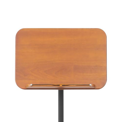 Sheet Music Stand & Desktop Book Stand, Music Book Holder Stand,Wooden Portable Sheet Music Table Stand Height Adjustable from 31.5-66.9in with Book Stand Support - color: 31.5-66.9in